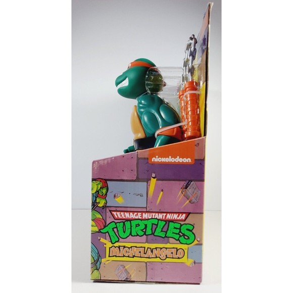 NIB 2022 Teenage Mutant Ninja Turtles Michelangelo 1989 Reissue Giant Figure 12" - Picture 4 of 7